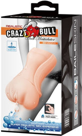 Crazy Bull Water Activated 3D Realistic Vagina Mens Stroker Flesh Realistic Butts And Vaginas